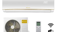 Aparat aer conditionat Goldsense ELITE, 12000 BTU/h, WiFi inclus, Kit Montaj inclus, Filtru carbon, Auto curatare, Smart Air Flow, I Feel