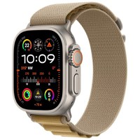 Apple Watch Ultra 2, GPS, Cellular, 49 mm, Carcasa Natural Titanium, Tan Alpine Loop, Medium - 1