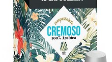 Cafea Cremoso 100% Arabica capsule biodegradabile, 100 capsule compatibile Nespresso, La Capsuleria