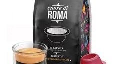 Cafea Cuore di Roma, 10 capsule compatibile Bialetti, La Capsuleria