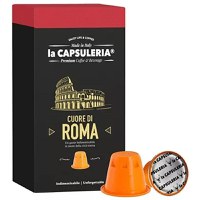 Cafea Cuore di Roma, 10 capsule compatibile Nespresso, La Capsuleria - 1