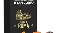 Cafea Cuore di Roma, 10 capsule compatibile Nespresso, La Capsuleria