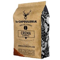 Cafea macinata Crema di Napoli, Robusta, 5 x250 gr, La Capsuleria - 1