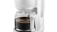 Cafetiera Philips Seria 3000 HD7411/00, 1.25 l, Oprire automata, Alb arctic