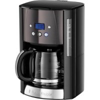 Cafetiera Russell Hobbs Matte 26160-56, 1000W, 1.8 L, Filtru lavabil, Oprire automata, Sistem Anti-picurare, Negru - 1