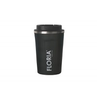 Cana de cafea Floria ZLN9970 tip termos, capacitate 380ml, interior din inox, pereti dublii, gri - 1