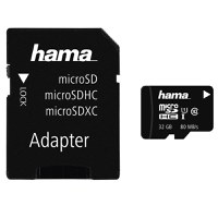 Card de memorie Hama 124139 MicroSDHC, 32GB, Clasa 10 + Adaptor - 1