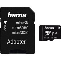 Card de memorie Hama MSDXC128GB, 128GB, Clasa 10 + Adaptor - 1