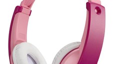 Casti pentru copii On-Ear JVC Tinyphones HA-KD10W-P-E, Wireless, Bluetooth, Microfon, Roz/Violet