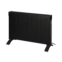 Convector electric Zilan ZLN6258 Negru, de sine statator sau montare in perete, putere 2000W - 1