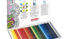 Creioane Colorate, Cutie Metal, 36 Culori/set, Alpino Color Experience