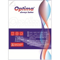 Etichete Albe Autoadezive 12/a4, 70 X 67,7 Mm, 100 Coli/top, Optima - 1