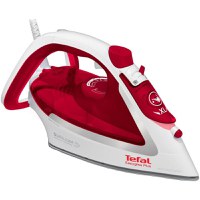 Fier de calcat TEFAL EasyGliss Plus FV5717E0, 2500 W, 195g/min, Easygliss Plus, Durilium AirGlide, Functie calcare verticala, Autosteam, Rosu - 1