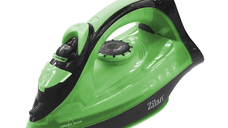 Fier de calcat Zilan ZLN-2189, Talpa ceramica, 2200 W, Calcare cu aburi si uscata, Autocuratare, Verde