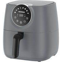 Friteuza cu aer cald Heinner SmartFry HAF-B6GREY1700, 1700 W, 5.7 l, Suport detasabil teflonat, Afisaj digital, Temporizator, Gri antracit - 1