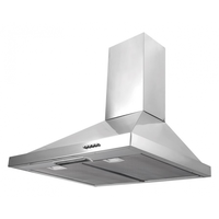 Hota incorporabila decorativa Zilan ZLN-1925, 163 W, 450 m3/h, 1 motor, 60 x 46 x 21 cm, Argintiu - 1