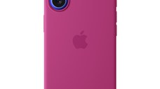 Husa de protectie Apple Silicone Case pentru iPhone 16, MagSafe, Fuchsia