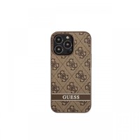 Husa iPhone 13 Pro Guess PU 4G Stripe Maro - 1