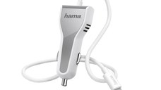 Incarcator auto Hama 183319, compatibil iPhone, Power Delivery, Alb