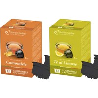 Kit degustare ceai, 24 capsule compatibile Caffitaly, Tchibo Cafissimo, Beanz, Italian Coffee - 1