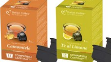 Kit degustare ceai, 24 capsule compatibile Caffitaly, Tchibo Cafissimo, Beanz, Italian Coffee