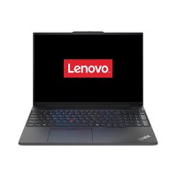 Laptop Lenovo ThinkPad E16 Gen 2, 16", WUXGA IPS, AMD Ryzen 5 7535HS, 16GB DDR5, 512GB SSD, AMD Radeon 660M, No OS, Black - 1