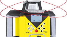 Laser rotativ Nivel System NL720R Digital, fascicul rosu, planuri verticale si orizontale cu pante, raza de actiune de pana la 700 m, autoaliniere