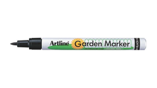 Marker Artline Garden, Pentru Uz Exterior (gradina), Corp Metalic, Varf Rotund 0.8mm - Negru