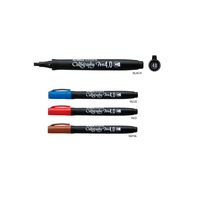 Marker Artline Supreme Calligraphy, Varf Tesit Din Fetru 4.0mm - Negru - 1