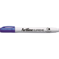 Marker Pentru Tabla De Scris Artline Supreme - Dry Safe Ink, Varf Rotund 1.5mm - Mov - 1