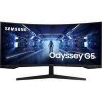 Monitor Gaming curbat LED VA SAMSUNG Odyssey G5 LC34G55TWWPXEN, 34", WQHD, 165Hz, Negru - 1