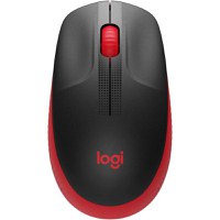 Mouse wireless Logitech M190, Rosu - 1