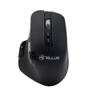 Mouse wireless Tellur Shade, Iluminare RGB, Bluetooth, Negru - 1