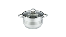 Oala cu capac Floria ZLN-4069, Inox, 24 x 15 cm, 5.5 L