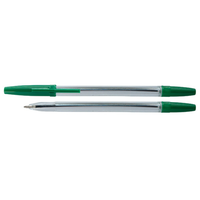 Pix Transparent De Unica Folosinta , Varf 1.0mm, Office Products - Verde - 1