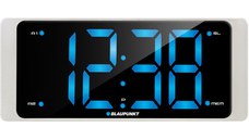 Radio cu ceas Blaupunkt CR16WH, FM radio, Dual Alarm, USB, Alb