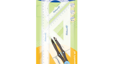 Set Geometrie 5 Piese (compas, Rigla, Raportor, 2 Echere) Pelikan