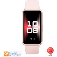 Smartband fitness Huawei Band 9, Charm Pink with Charm Pink Fluoroelastomer Strap - 1