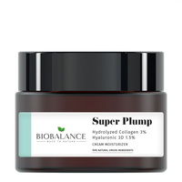 Super Plump Crema antirid intens hidratanta cu Colagen Hidrolizat 3% + Acid Hialuronic 3D 1.5%, Bio Balance, 50 ml - 1