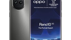 Telefon mobil OPPO Reno10 5G, 256GB, 8GB RAM, Dual SIM, Silvery Grey