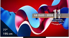 Televizor Smart OLED LG 77C41LA, 195 cm, Ultra HD 4K, Clasa F