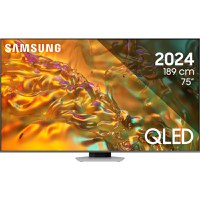 Televizor Smart QLED Samsung 75Q80D, 189 cm, 4K Ultra HD, HDR, Clasa G - 1