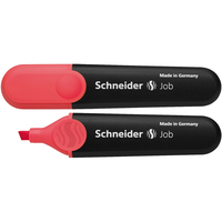 Textmarker Schneider Job, Varf Tesit 1+5mm - Rosu - 1