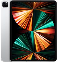 Apple iPad Pro 12.9 (2021) 5th Gen Cellular 128 GB Silver Ca nou - 1