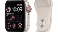 Apple Watch SE 2022, GPS + Cellular, Aluminium 44mm N/A Starlight Bun