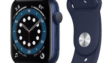 Apple Watch Series 6 2020, GPS, Aluminium 40mm N/A Blue Foarte bun