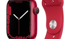 Apple Watch Series 7 2021, GPS, Aluminium 45mm N/A Red Foarte bun