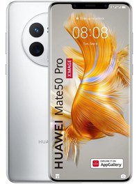 Huawei Mate 50 Pro Dual Sim 256 GB Silver Ca nou - 1