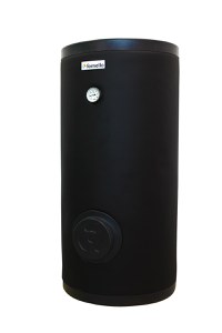 Boiler cu 2 serpentine FORNELLO SOL 150 LT 2S, pentru centrala termica si solar, montaj pe sol, izolatie termica, manta de protectie , flansa de vizitare  - 1