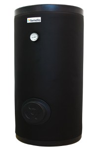 Boiler cu 2 serpentine FORNELLO SOL 500 LT 2S, pentru centrala termica si solar, montaj pe sol, izolatie termica, manta de protectie , flansa de vizitare - 1